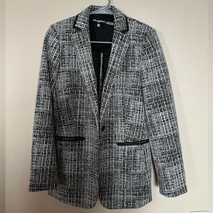 Karl Lagerfeld Black and White Blazer